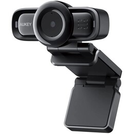 Cámara web Aukey PC-LM3 Stream Series Autofocus Full HD con sensor CMOS de 1/3" negro