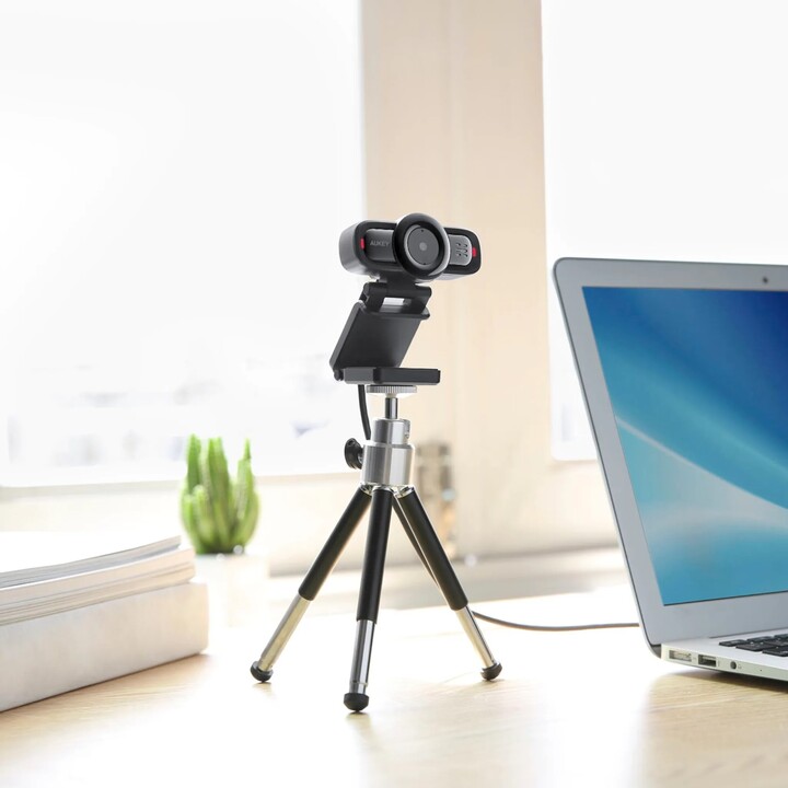 Aukey PC-LM3 Stream Series Autofocus Full HD Webcam con sensore 1/3"-CMOS nero