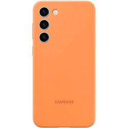 Orange silicone case for galaxy s23plus