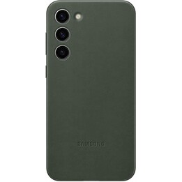 SAMSUNG Galaxy S23 Leather Case Ledertasche grün