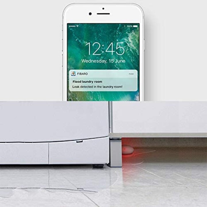 Fibaro FGFS-101 ZW5 Hochwassersensor Z-Wave Weiß