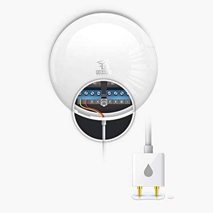 Fibaro FGFS-101 ZW5 Hochwassersensor Z-Wave Weiß
