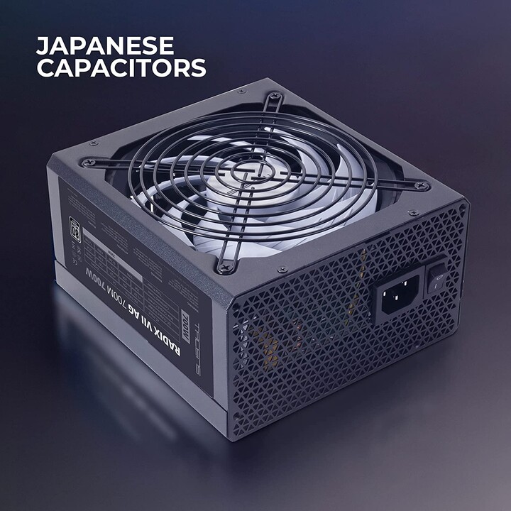 Fonte de alimentação Tacens Radix VII AG 700M/ 700W/ Ventilador 14cm/ 80 Plus Silver