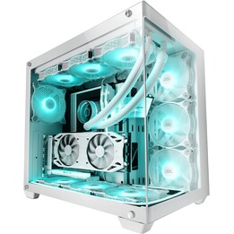 Caja Gaming Torre Mars Gaming MCV4 Blanca