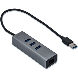 i-tec Metal USB 3.0 HUB 3 Port + Gigabit Ethernet Adapter