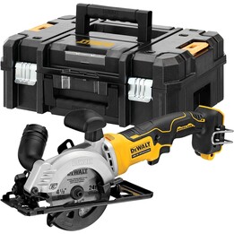 DeWALT DCS571NT-XJ, sega circolare T-STAK da 115 mm 18 V, design compatto ed ergonomico, giallo