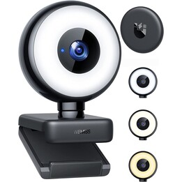 Wemiss CM-A2 Stream Series com Ring Light Preto