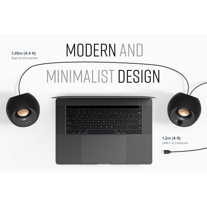 Creative Labs Pebble V3 PC speakers black