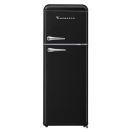 Ravanson LKK-210RB fridge and freezer Freestanding Black