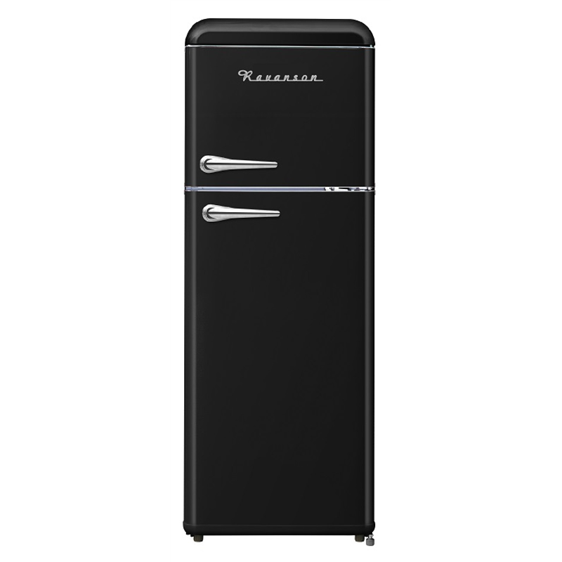 Ravanson LKK-210RB réfrigérateur-congélateur Autoportante Noir
