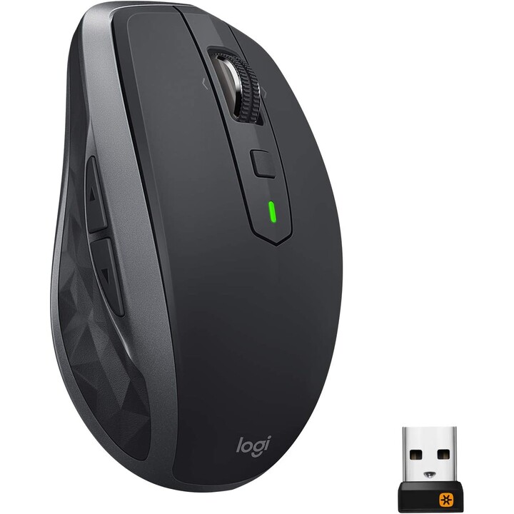 Logitech MX Anywhere 2S Mouse Destro Wireless RF + Bluetooth Laser 4000 DPI