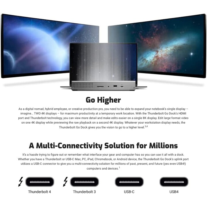 OWC Thunderbolt Go Dock OWCTB4DKG11P