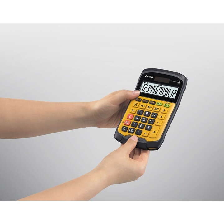 Casio WM-320MT Taschenrechner Tasche Display-Rechner Schwarz , Gelb