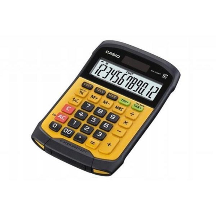 Casio WM-320MT Taschenrechner Tasche Display-Rechner Schwarz , Gelb