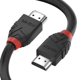 LINDY Black Line 8k60hz cabo HDMI 5 m preto