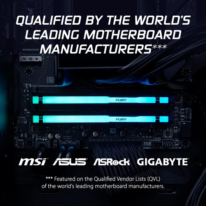 Kingston Technology FURY Beast RGB módulo de memoria 64GB 2 x 32GB DDR5 5600 MHz