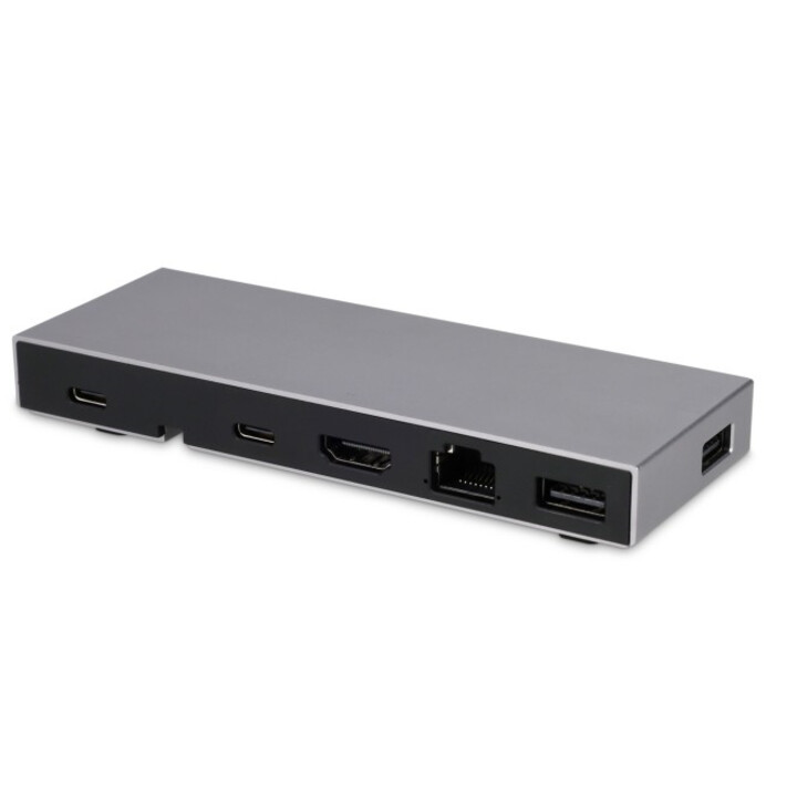LMP USB-C Compact Dock 2 4K 6-Port USB-C Dock, for MBA/Pro M1/M2 Space Gray