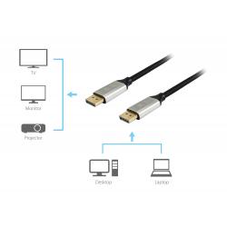 CABLE EQUIP DISPLAYPORT VERS DISPLAYPORT 1.4 5M