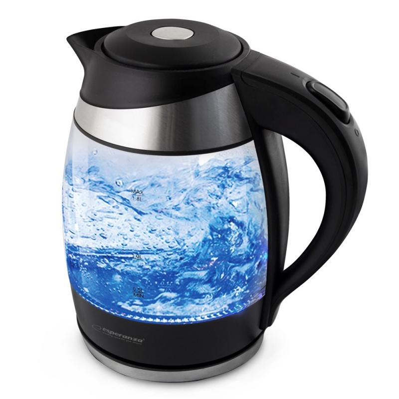 Esperanza EKK009 tetera eléctrica 1,8 L Negro, Multicolor 2200 W
