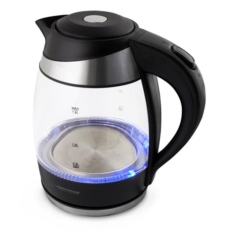Esperanza EKK009 tetera eléctrica 1,8 L Negro, Multicolor 2200 W