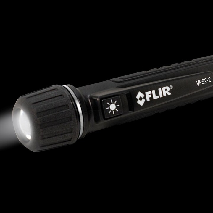 FLIR VP52-2 Probador de voltaje sin contacto CAT IV 1000 V LED, vibración, bolsillo acústico negro