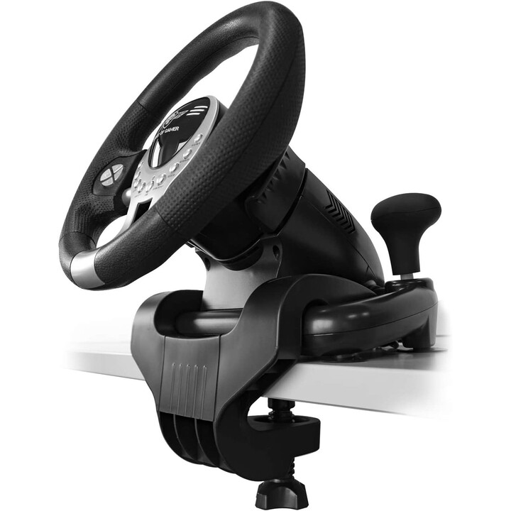 Spirit of Gamer Race PRO Wheel 2 racing wheel with pedals black/silver