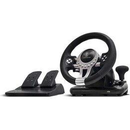 Spirit of Gamer Race PRO Wheel 2 volante con pedali nero/argento