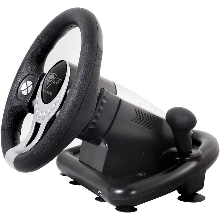 Spirit of Gamer Race PRO Wheel 2 racing wheel with pedals black/silver
