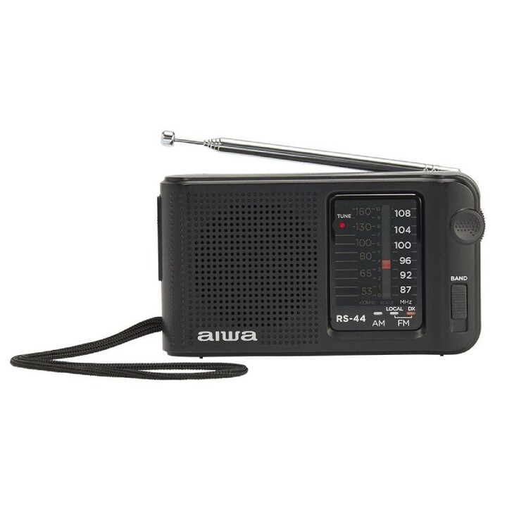 Aiwa Radio portátil RS-44 negro