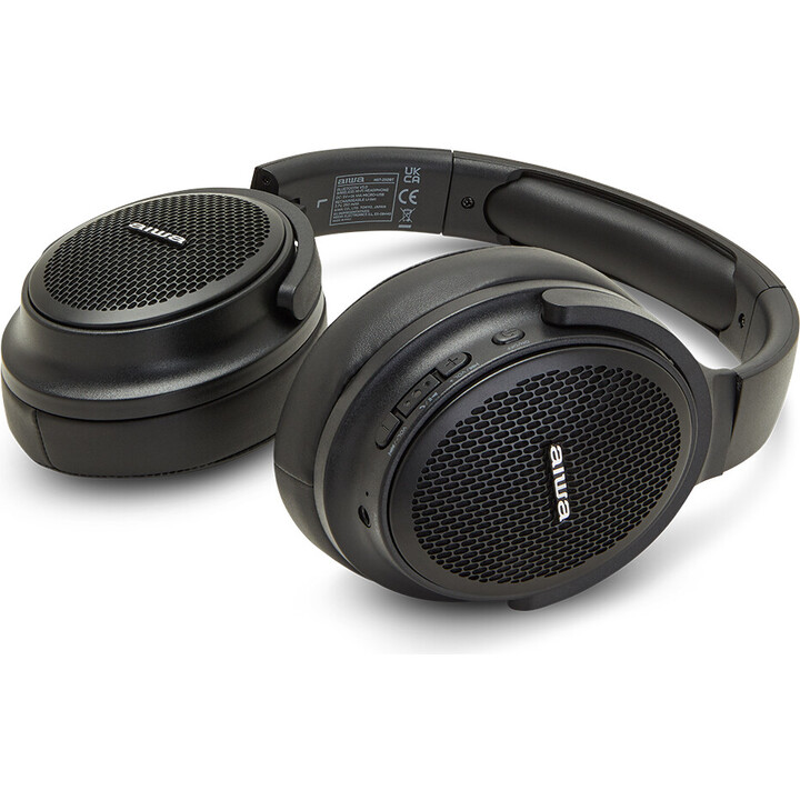 Aiwa Auriculares Inalámbricos HST-250BT BK con Micrófono Bluetooth Negro