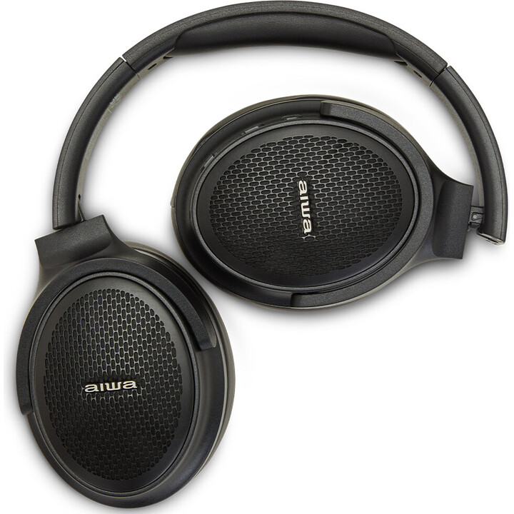 Aiwa Auriculares Inalámbricos HST-250BT BK con Micrófono Bluetooth Negro