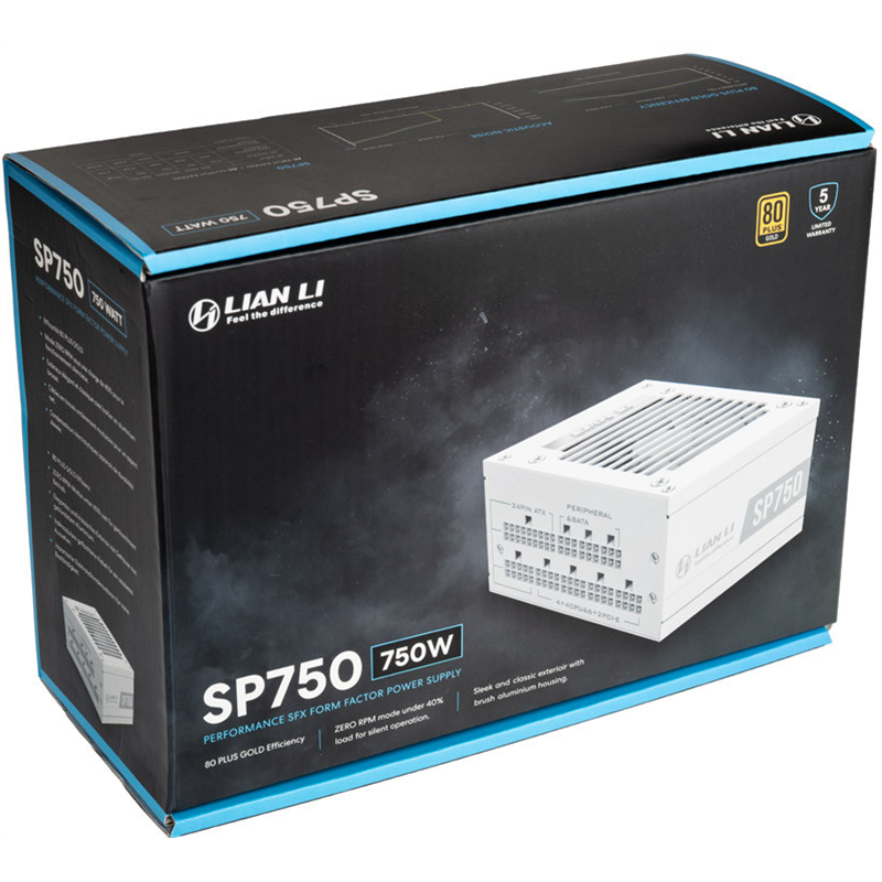 Lian Li SP750 SFX 80 Plus Gold 750W Modular White