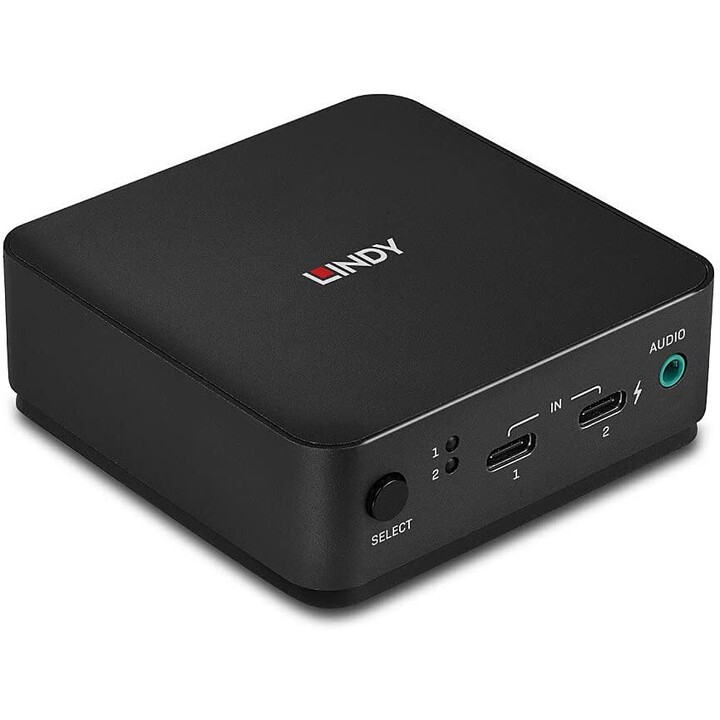Lindy Switch KVM DisplayPort 1.2 a 2 porte di tipo C