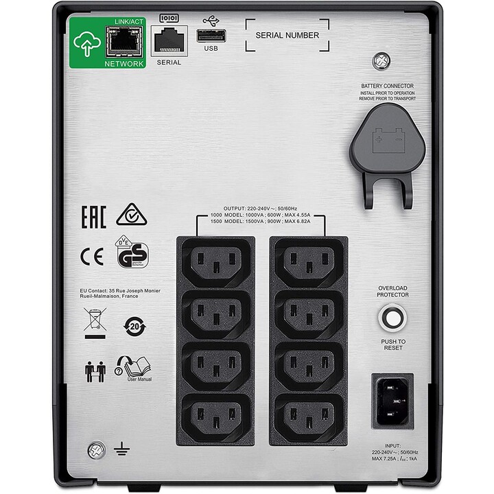 APC SMART-UPS C 1000VA LCD 230V con SMARTCONNECT