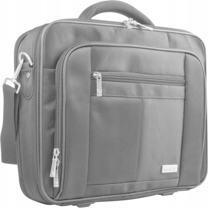 CUSTODIA NATEC NTO-0392 NERA - PER COMPUTER PORTATILE FINO A 15.6 '/ 39.6CM - 2 TASCHE + 3 SCOMPARTI - NYLON - SISTEMA ANTI-