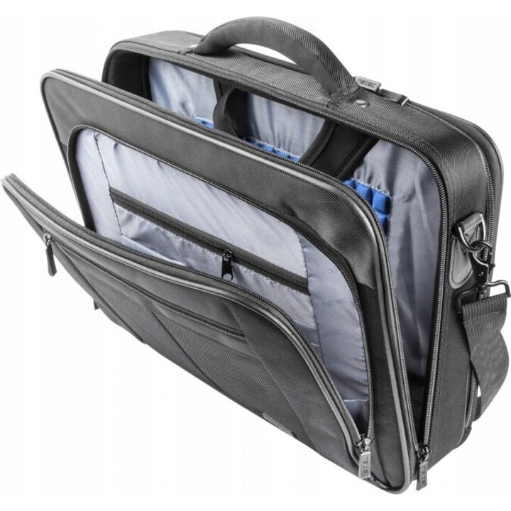NATEC CASE NTO-0392 SCHWARZ - FÜR LAPTOP BIS ZU 39,6 cm - 15 TASCHEN + 3 FÄLLE - NYLON - ANTI-SHOCK-SYSTEM