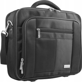 CUSTODIA NATEC NTO-0392 NERA - PER COMPUTER PORTATILE FINO A 15.6 '/ 39.6CM - 2 TASCHE + 3 SCOMPARTI - NYLON - SISTEMA ANTI-