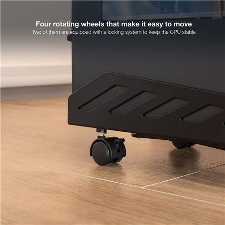 Tooq Support Métallique CPU 160/300MM Noir