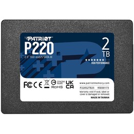 SSD PATRIOT P220 2TB SATA3 2,5" P220S2TB25