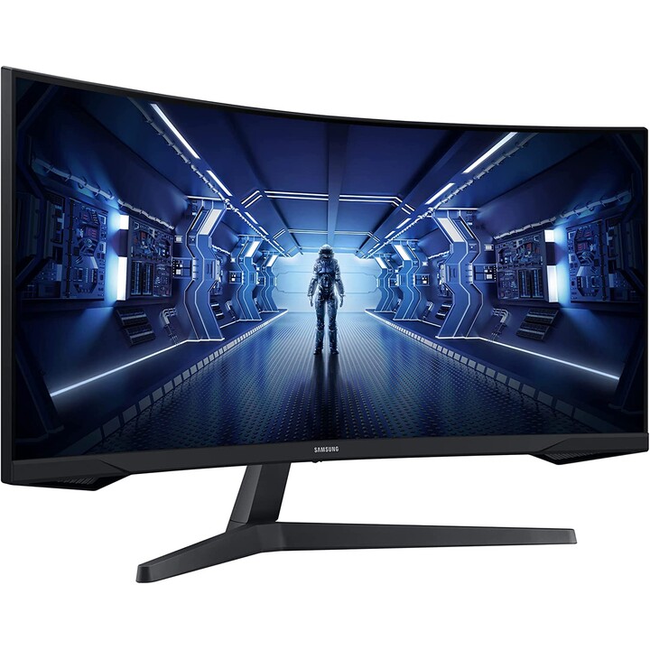 Samsung Odyssey C34G55TWWP 86.4 cm (34") 3440 x 1440 pixels UltraWide Dual Quad HD LED Black