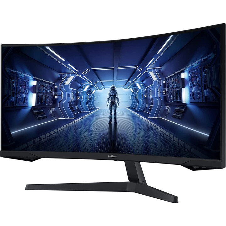 Samsung Odyssey C34G55TWWP 86.4 cm (34") 3440 x 1440 pixels UltraWide Dual Quad HD LED Black