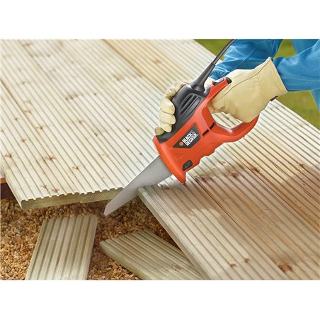 Black & Decker KS880EC sierra recíproca Negro, Rojo