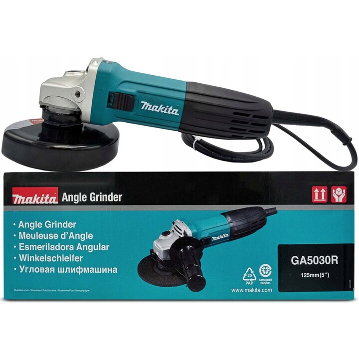 Mini angle grinder with anti-restart function