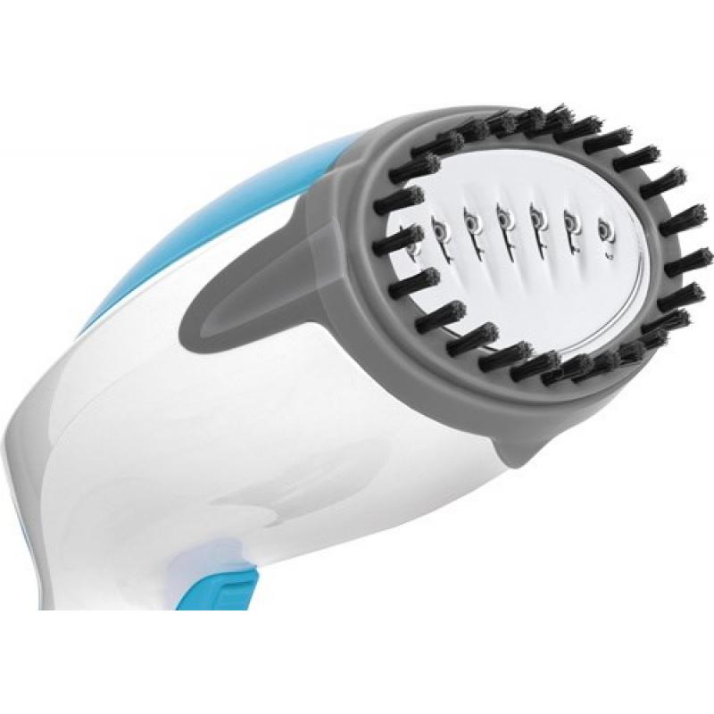 MPM MZP-01 Plancha a vapor Suela de acero inoxidable 1200 W Azul, Acero satinado, Transparente, Blanco
