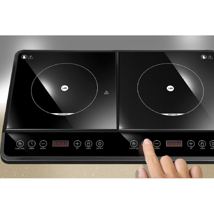 Lin Li-35p2n Cooktop 2 zonas pretas