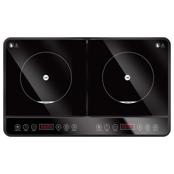 Lin Li-35p2n Cooktop 2 zonas pretas