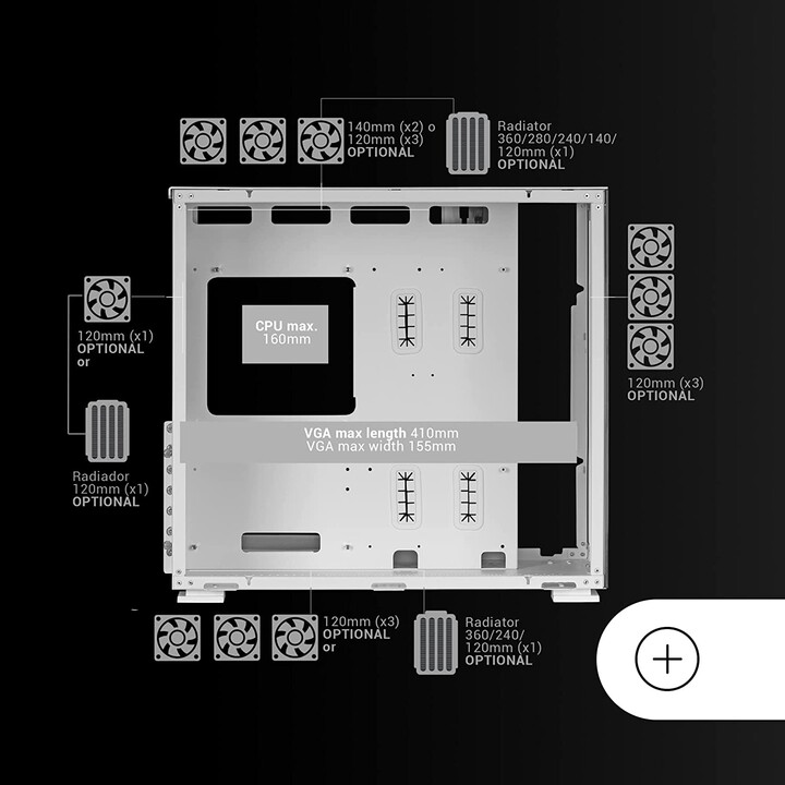 Gaming Box Tower Mars Gaming MCNOVA