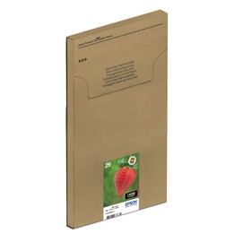 Epson Original Easy Mail Packing 29 cartucce d'inchiostro alla fragola - Confezione multipla da 4 (C13T29864511)