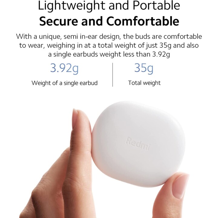 Xiaomi Redmi Buds 4 Lite Blanc - Écouteurs Bluetooth