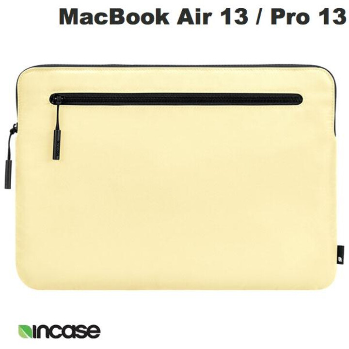 Capa compacta com Flight Nylon com etiqueta Zip Incase para MacBook Pro (13" 2022-2012) e MacBook Air (13" 2022-2018) 